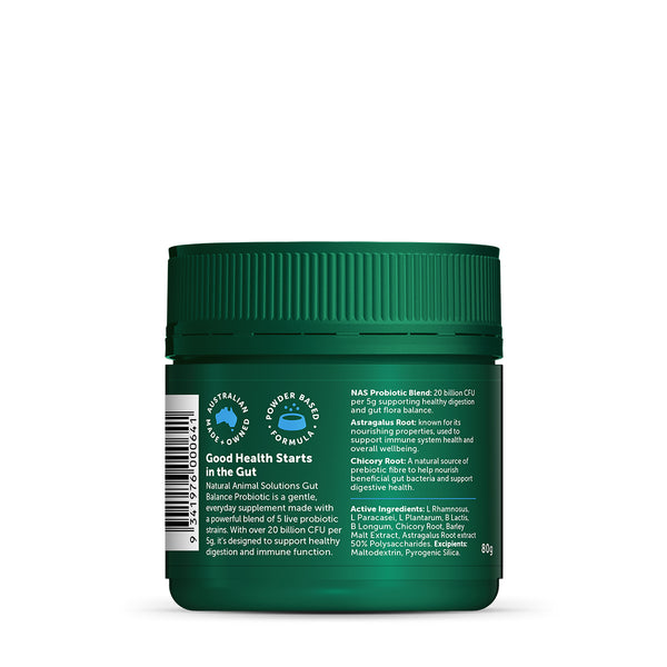 Natural Animal Solutions Gut Balance Probiotic - Give Paws