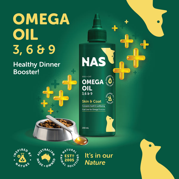 Natural Animal Solutions Omega Oil 3, 6 & 9 - Give Paws