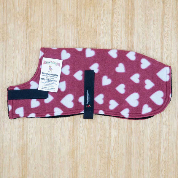 50cm Double Fleece Dog Coat - Give Paws