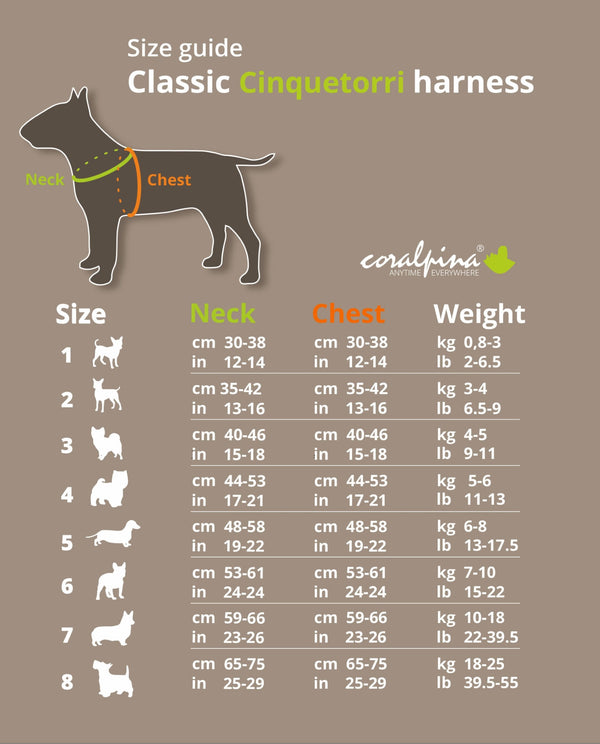 Coralpina Cinquetorri Reflective Harness