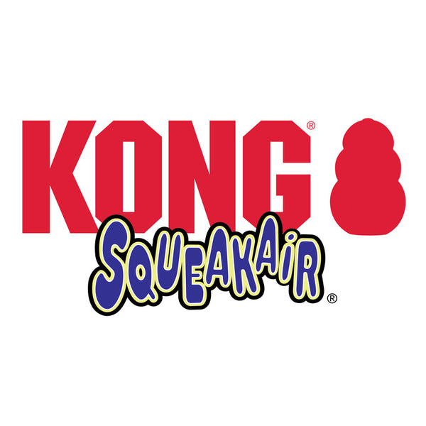 KONG SqueakAir Ball with Rope - Give Paws