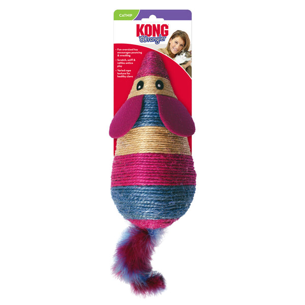 KONG Wrangler Scratch Mouse - Give Paws