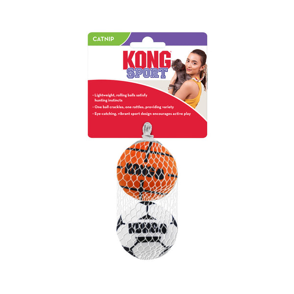 KONG Cat Sport Balls - 2 Pack - Give Paws