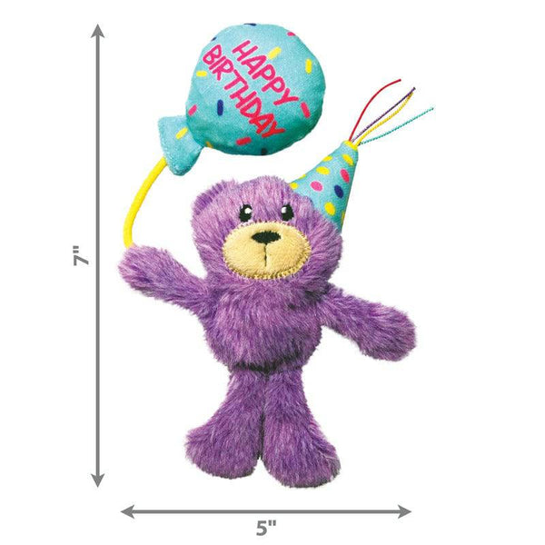 KONG Cat Occasions Birthday Teddy - Give Paws
