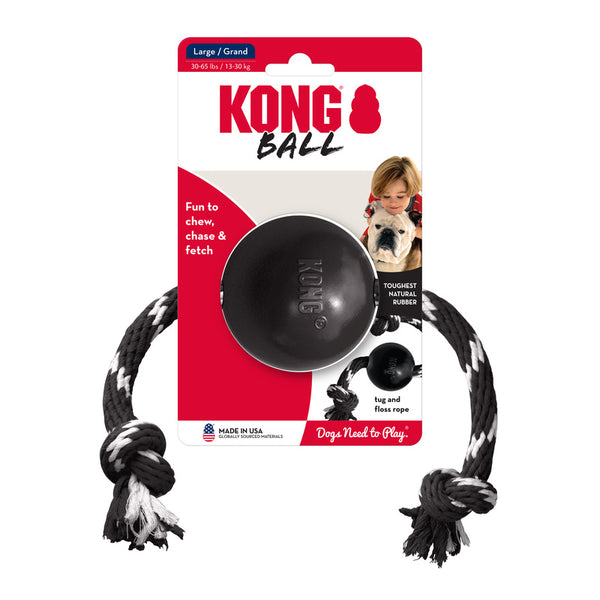 KONG Ball with Rope - Extreme - Give Paws