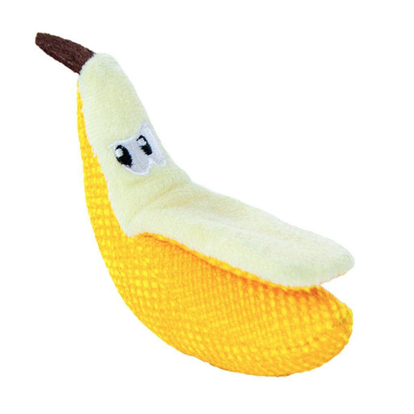 Outward Hound Dental Banana Cat Chew Toy - Give Paws