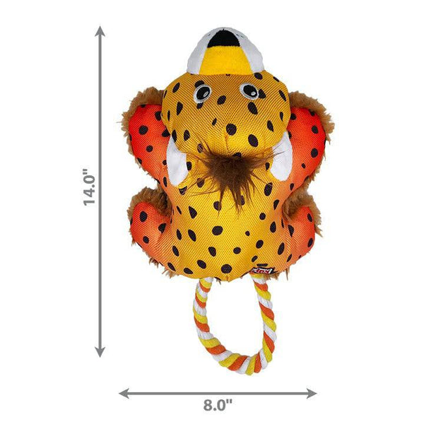 KONG Cozie Tuggz Cheetah - Give Paws
