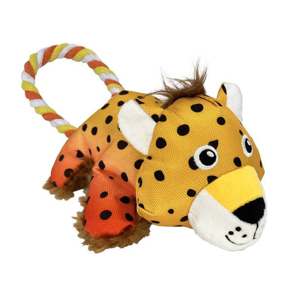 KONG Cozie Tuggz Cheetah - Give Paws