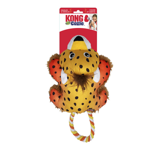 KONG Cozie Tuggz Cheetah - Give Paws