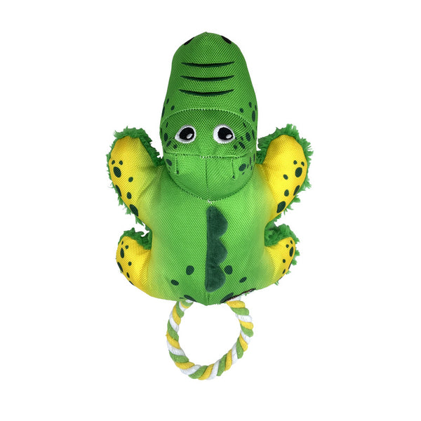 KONG Cozie Tuggz Alligator - Give Paws