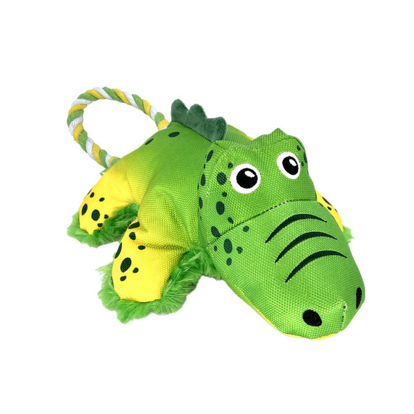 KONG Cozie Tuggz Alligator - Give Paws
