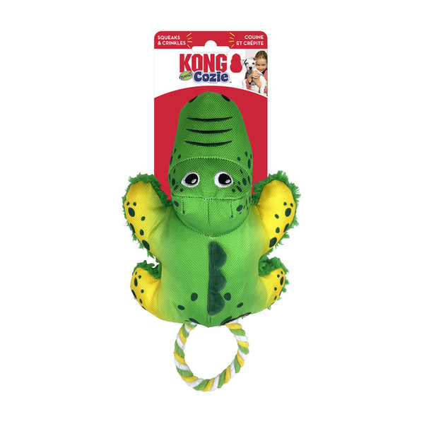 KONG Cozie Tuggz Alligator - Give Paws
