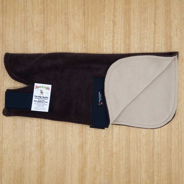 45cm Double Fleece Dog Coat - Straight Fit - Give Paws