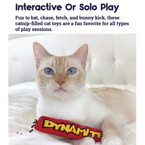 Petstages Green Magic Dynamite Stick - Give Paws