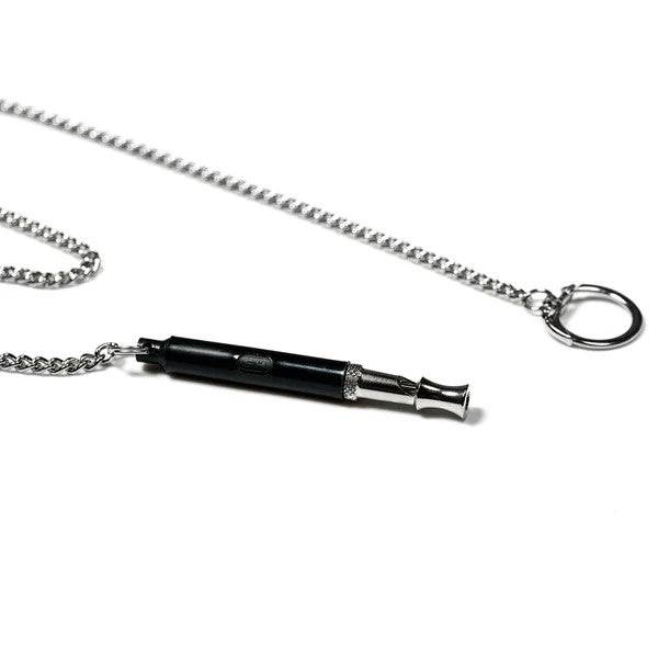 Herm Sprenger Soundless Training Whistle with Plastic Cover, Sleeve and Chain - Give Paws