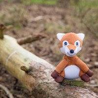 Sustainapaws Fox 100% Recycled Plastic Double Layered Plush Dog Toy - Give Paws
