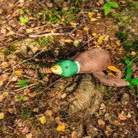 Sustainapaws Duck 100% Recycled Plastic Double Layered Plush Dog Toy - Give Paws