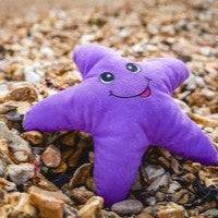 Sustainapaws Starfish 100% Recycled Plastic Double Layered Plush Dog Toy - Give Paws