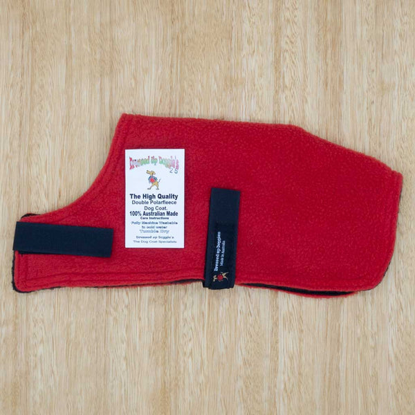 25cm Double Fleece Dog Coat - Give Paws