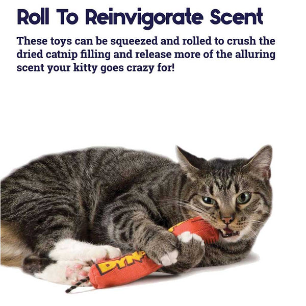 Petstages Green Magic Dynamite Stick - Give Paws