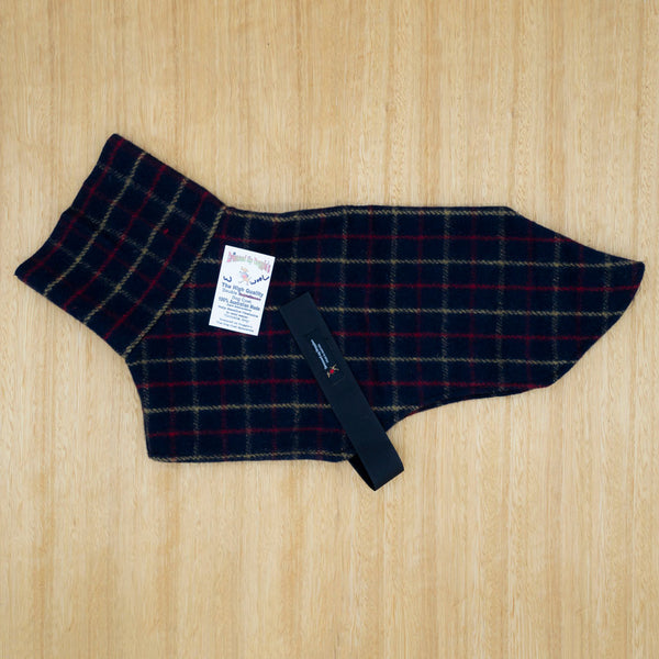 45cm Single Wool Coat - Whippet - Give Paws