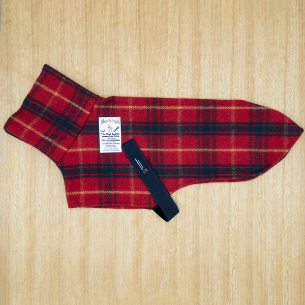 55cm Single Wool Coat - Whippet - Give Paws