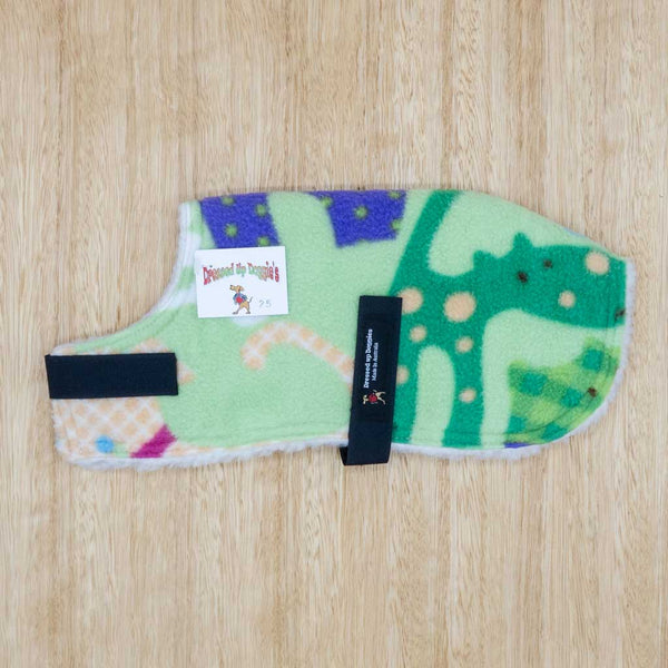 25cm Double Fleece Dog Coat - Give Paws