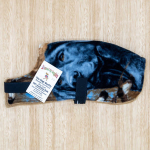 25cm Double Fleece Dog Coat - Give Paws