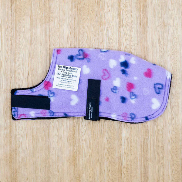 30cm Double Fleece Dog Coat - Give Paws