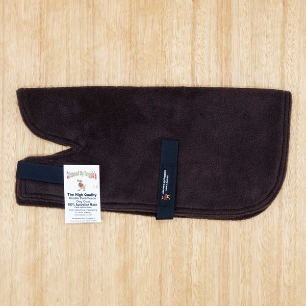 30cm Double Fleece Dog Coat - Straight Fit - Give Paws