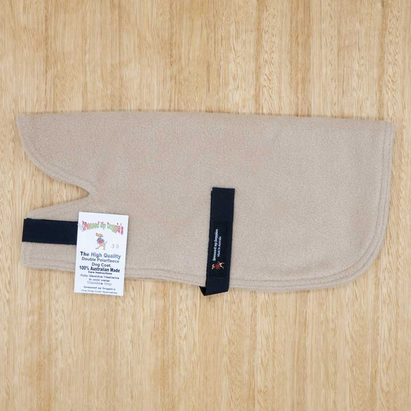 30cm Double Fleece Dog Coat - Straight Fit - Give Paws