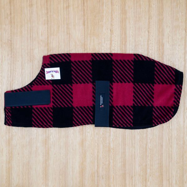 50cm Double Fleece Dog Coat - Give Paws