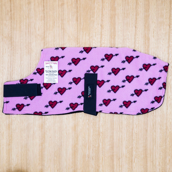 50cm Double Fleece Dog Coat - Give Paws