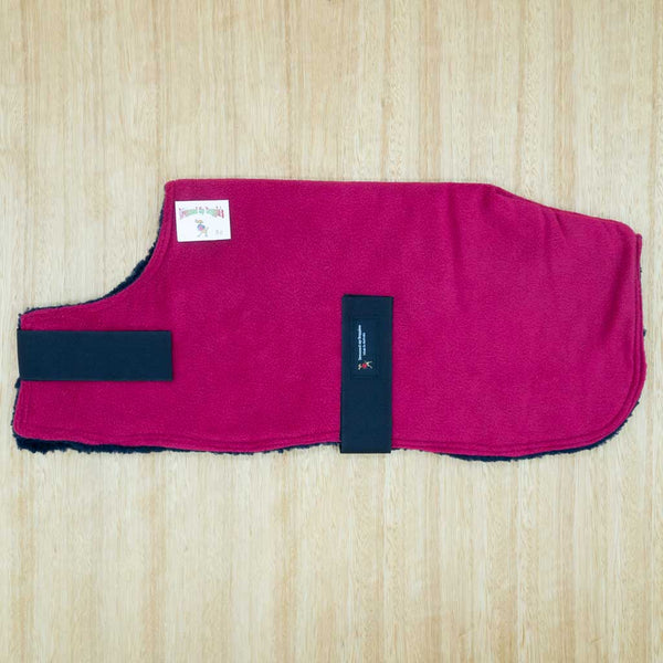 50cm Double Fleece Dog Coat - Give Paws