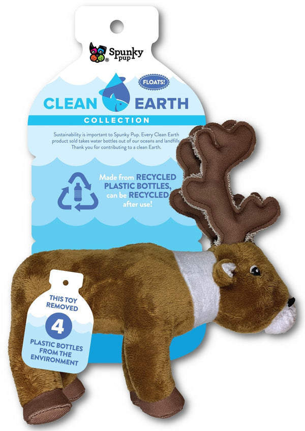 Clean Earth Plush Caribou - Give Paws