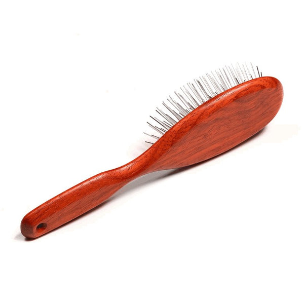 Herm Sprenger Wooden Brush, Long Pins - Give Paws