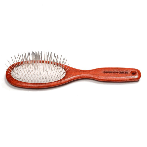 Herm Sprenger Wooden Brush, Long Pins - Give Paws
