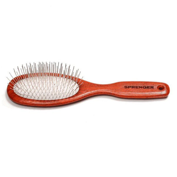 Herm Sprenger Wooden Brush, Long Pins - Give Paws