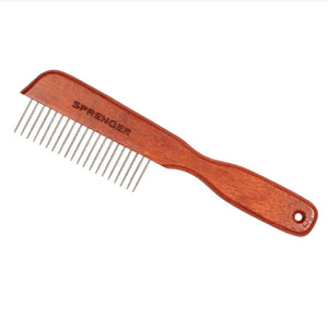 Herm Sprenger Wooden Dog Comb - Give Paws