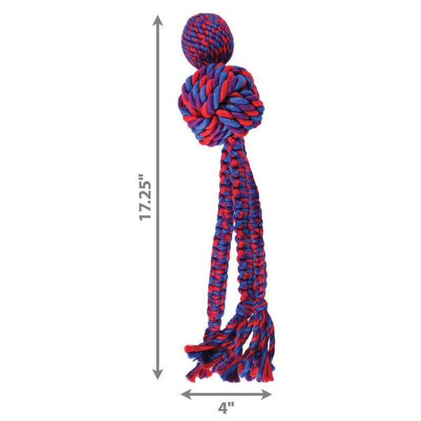 KONG Wubba Weaves with Rope - Give Paws