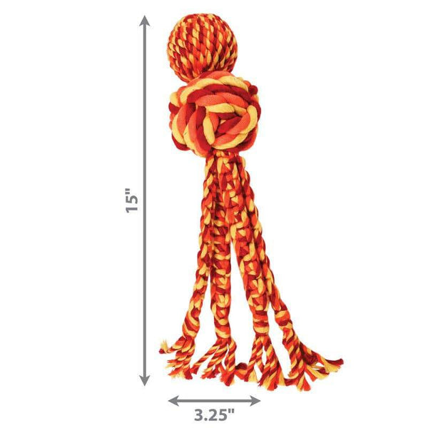 KONG Wubba Weaves with Rope - Give Paws