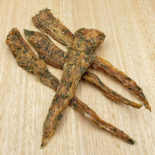 Parsley Chicken Breast Jerky - Give Paws