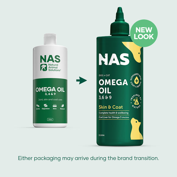 Natural Animal Solutions Omega Oil 3, 6 & 9 - Give Paws