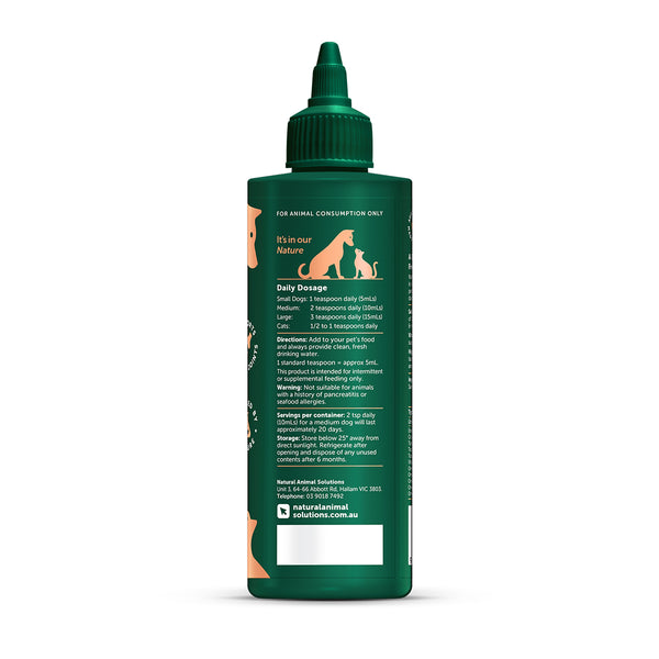Natural Animal Solutions Omega Oil - Salmon - Give Paws