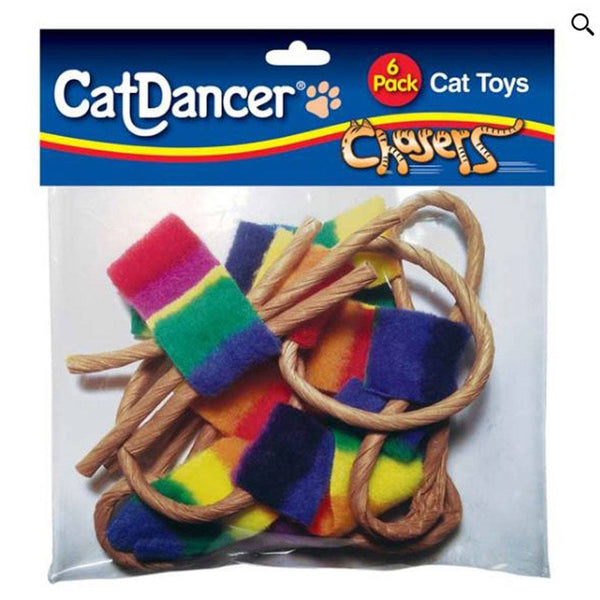 Cat Line Chaser Cat Dancer Chaser 6 Pack Cat Toy – Give Paws
