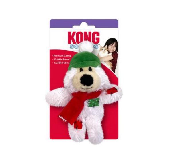 KONG Christmas Softies Bear - Give Paws