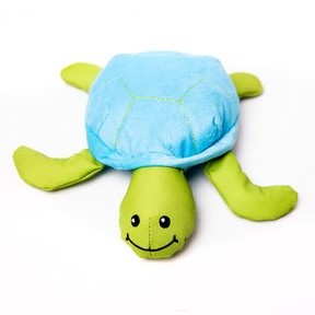 Sustainapaws Turtle 100% Recycled Plastic Double Layered Plush Dog Toy - Give Paws