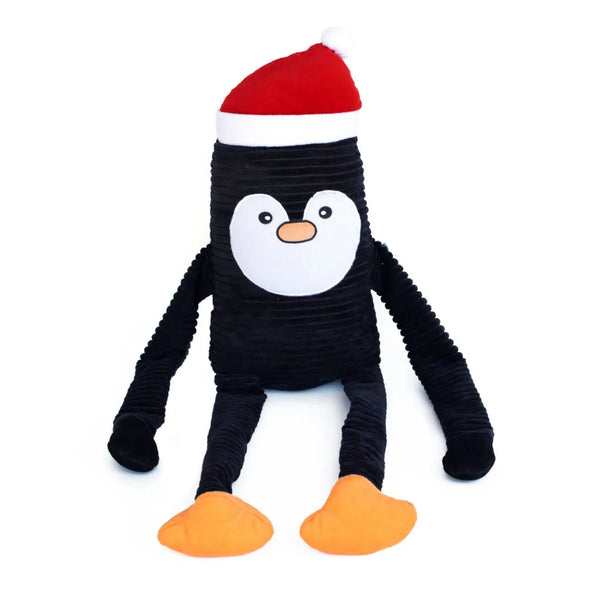 Zippy Paws Holiday Crinkle Penguin - JUMBO