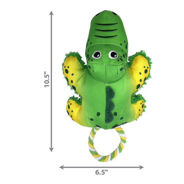 KONG Cozie Tuggz Alligator - Give Paws