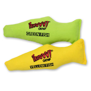Yeowww! Yellow & Green Fish - Give Paws